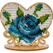 Wooden Bead Embroidery Kit &ndash; &ldquo;Heart&rdquo; FLK-109 FLK-109 photo 1