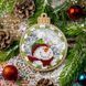 Bead Embroidery Kit (Plastic Base) &ndash; &ldquo;Christmas Ornament &ndash; Christmas Crew&rdquo; (Double-Sided) FLPL-064 FLPL-064 photo 1