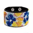 Faux Leather Bead Embroidery Kit &ndash; &ldquo;Bracelet&rdquo; (4 &times; 22 cm) FLBB-101 Black FLBB-101 photo 7
