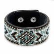 Faux Leather Bead Embroidery Kit &ndash; &ldquo;Bracelet&rdquo; (3 &times; 22 cm) FLBB-016 Black FLBB-016 photo 7
