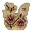 Wooden Bead Embroidery Kit &ndash; &ldquo;Box-Bunny&rdquo; (Double-Sided) FLK-415 FLK-415 photo 8
