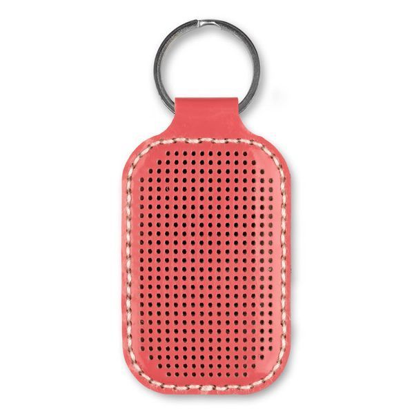 Faux Leather Embroidery Blank &ndash; &ldquo;Keychain&rdquo; FLBE(BB)-067 Coral