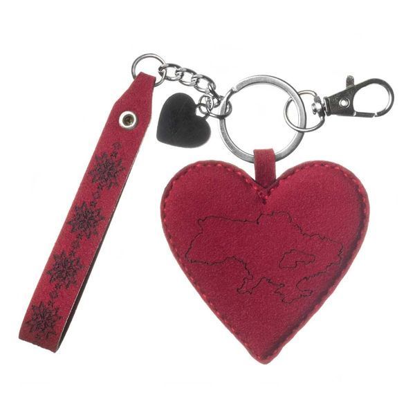 Faux Leather Cross-Stitch Kit &ndash; &ldquo;Bag Charm &ndash; Dnipropetrovsk Region&rdquo; FLHL-147