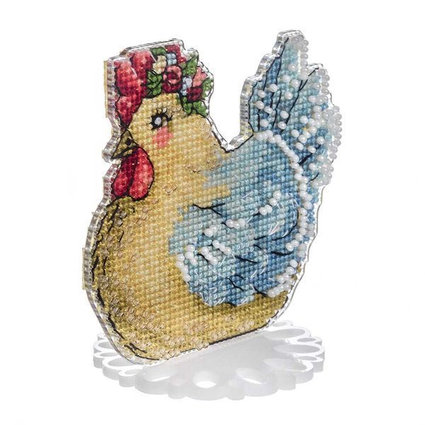Plastic Cross-Stitch Kit &ndash; "Chicken" FLX-089