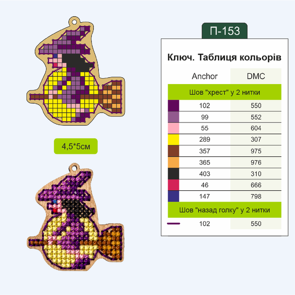 Wooden Embroidery Blanks Set &ndash; &ldquo;Halloween&rdquo; FLSW-010