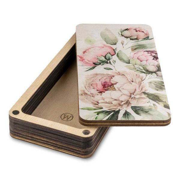 Magnetic Needle Case Large &ndash; &ldquo;Peonies&rdquo; FLZB(N)-143