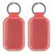 Faux Leather Embroidery Blank &ndash; &ldquo;Keychain&rdquo; FLBE(BB)-067 Coral FLBE(BB)-067 photo 2