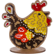 Wooden Bead Embroidery Kit &ndash; &ldquo;Colorful Hen&rdquo; FLK-334 FLK-334 photo 2
