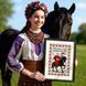 Cross-Stitch Pattern &ndash; "On the Way Home" WLP-090 WLP-090 photo 6