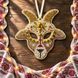 Wooden Bead Embroidery Kit &ndash; &ldquo;Christmas Ornament &ndash; Festive Goat&rdquo; FLK-635 FLK-635 photo 1