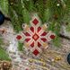 Bead Embroidery Kit (Plastic Base) &ndash; &ldquo;Christmas Ornament &ndash; Snowflake&rdquo; FLPL-021 FLPL-021 photo 1