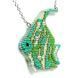 Bead Embroidery Kit (Plastic Base) &ndash; &ldquo;Turquoise Fish&rdquo; (Double-Sided) FLPL-100 FLPL-100 photo 5