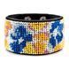 Faux Leather Bead Embroidery Kit &ndash; &ldquo;Bracelet&rdquo; (4 &times; 22 cm) FLBB-101 Black FLBB-101 photo 3