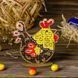 Wooden Bead Embroidery Kit &ndash; &ldquo;Colorful Hen&rdquo; FLK-334 FLK-334 photo 1