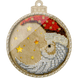 Wooden Bead Embroidery Kit &ndash; &ldquo;Christmas Ornament &ndash; Santa Under the Stars&rdquo; FLK-365 FLK-365 photo 3