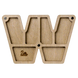 Bead Organizer &ndash; &ldquo;Letter W (Alphabet)&rdquo; FLZB-169(W) FLZB-169(W) photo 5