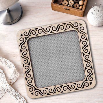 Magnetic Embroidery Frame (14 &times; 14 cm inner size) FLMP-001