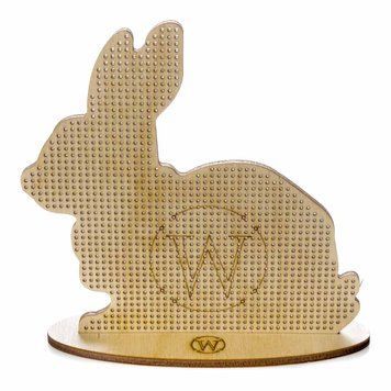 Wooden Embroidery Blank – “Rabbit” FLBE(K)-024