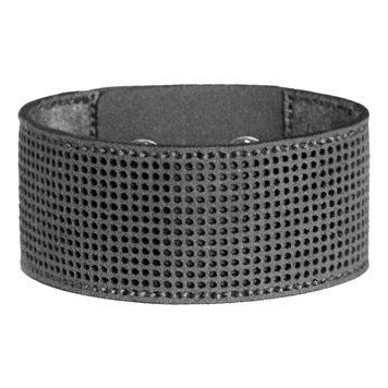 Faux Leather Embroidery Blank – “Bracelet" (3 × 22 cm) FLBE(BB)-046 Grey