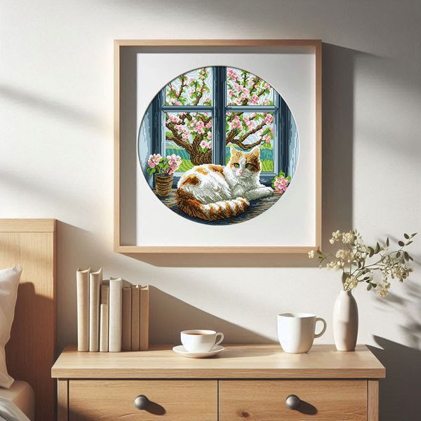 Cross-Stitch Pattern &ndash; "Cat Dreams" WLP-023