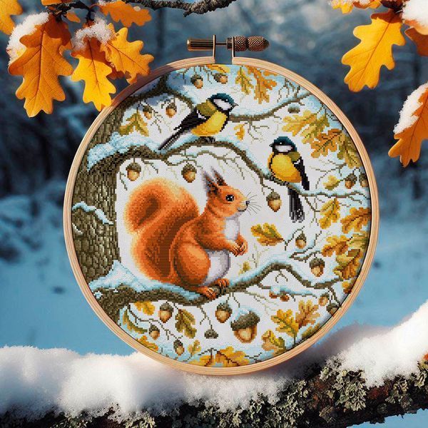 Cross-Stitch Pattern &ndash; "Forest Heights" WLP-002