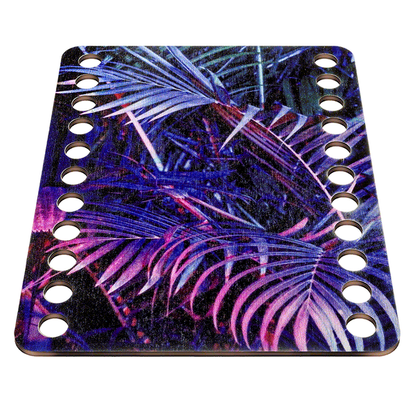 Floss Organizer &ndash; &ldquo;Neon Leaves, Rectangular&rdquo; FLZ(P)-044
