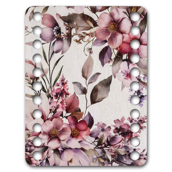 Floss Organizer &ndash; &ldquo;Flowers, Rectangular&rdquo; FLZ(P)-078