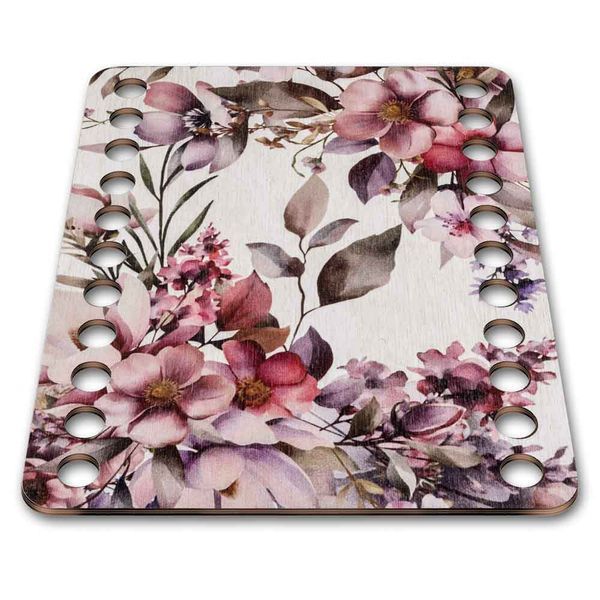 Floss Organizer &ndash; &ldquo;Flowers, Rectangular&rdquo; FLZ(P)-078