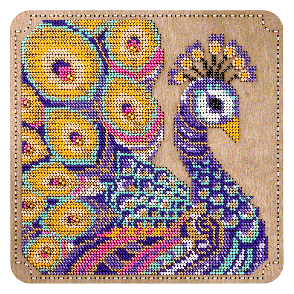 DIY Bead Embroidery Organizer Kit &ndash; &ldquo;Firebird&rdquo; FLZB-251