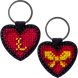 Faux Leather Cross-Stitch Kit &ndash; &ldquo;Keychain&rdquo; FLHL-020 Black FLHL-020 photo 3