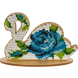 Wooden Bead Embroidery Kit &ndash; &ldquo;Swan&rdquo; FLK-110 FLK-110 photo 1