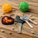 Faux Leather Cross-Stitch Kit &ndash; &ldquo;Keychain&rdquo; FLHL-020 Black FLHL-020 photo 1