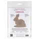 Wooden Embroidery Blank &ndash; &ldquo;Rabbit&rdquo; FLBE(K)-024 FLBE(K)-024 photo 2