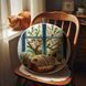 Cross-Stitch Pattern &ndash; "Cat Dreams" WLP-023 WLP-023 photo 8