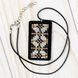 Faux Leather Bead Embroidery Kit &ndash; &ldquo;Pendant&rdquo; FLBB-078 Black FLBB-078 photo 1