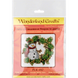 Wooden Bead Embroidery Kit &ndash; &ldquo;Wreath With Snowman&rdquo; FLK-442 FLK-442 photo 4