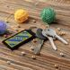 Faux Leather Cross-Stitch Kit &ndash; &ldquo;Keychain&rdquo; FLHL-059 Black FLHL-059 photo 1