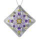 Faux Leather Bead Embroidery Kit &ndash; &ldquo;Mini Pillow Christmas Ornament&rdquo; (Double-Sided) FLBB-171 Silver FLBB-171 photo 5