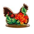 Wooden Bead Embroidery Kit &ndash; &ldquo;Hen&rdquo; FLK-161 FLK-161 photo 4