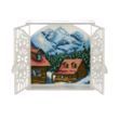Plastic Cross-Stitch Kit &ndash; &ldquo;Winter Morning in the Chalet&rdquo; FLX-130 FLX-130 photo 8