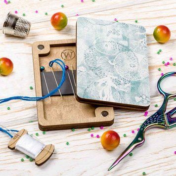Magnetic Needle Case Rectangular &ndash; &ldquo;Sea Ornaments&rdquo; FLZB(N)-121