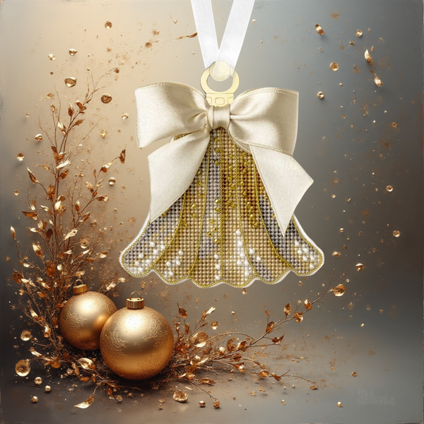 Plastic Cross-Stitch Kit &ndash; &ldquo;Christmas Ornament &ndash; Christmas Light&rdquo; FLX-143