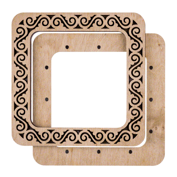 Magnetic Embroidery Frame (10 &times; 10 cm inner size) FLMP-002