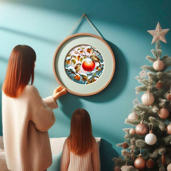 Cross-Stitch Pattern &ndash; "First Snow" WLP-003