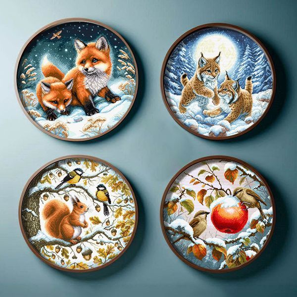 Cross-Stitch Pattern &ndash; "First Snow" WLP-003