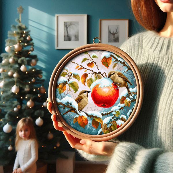 Cross-Stitch Pattern &ndash; "First Snow" WLP-003