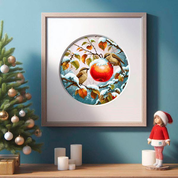 Cross-Stitch Pattern &ndash; "First Snow" WLP-003