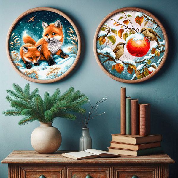 Cross-Stitch Pattern &ndash; "First Snow" WLP-003