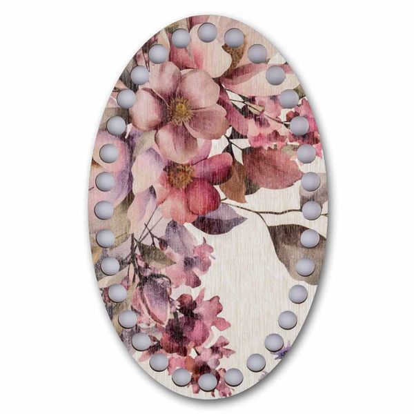 Floss Organizer &ndash; &ldquo;Flowers, Oval&rdquo; FLZ(P)-079