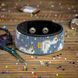 Faux Leather Bead Embroidery Kit &ndash; &ldquo;Bracelet&rdquo; (3 &times; 22 cm) FLBB-044 Black FLBB-044 photo 1